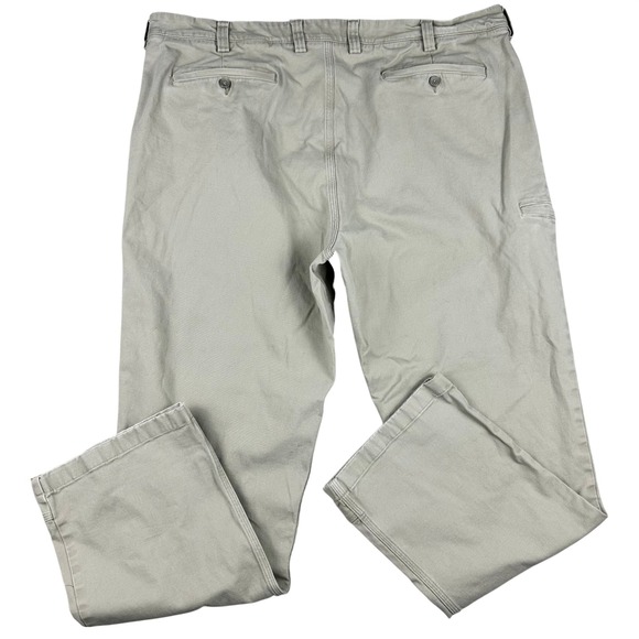 Duluth Trading Men's DuluthFlex Ballroom Khaki Relaxed Fit Pants 42x32 Tan - Picture 3 of 15